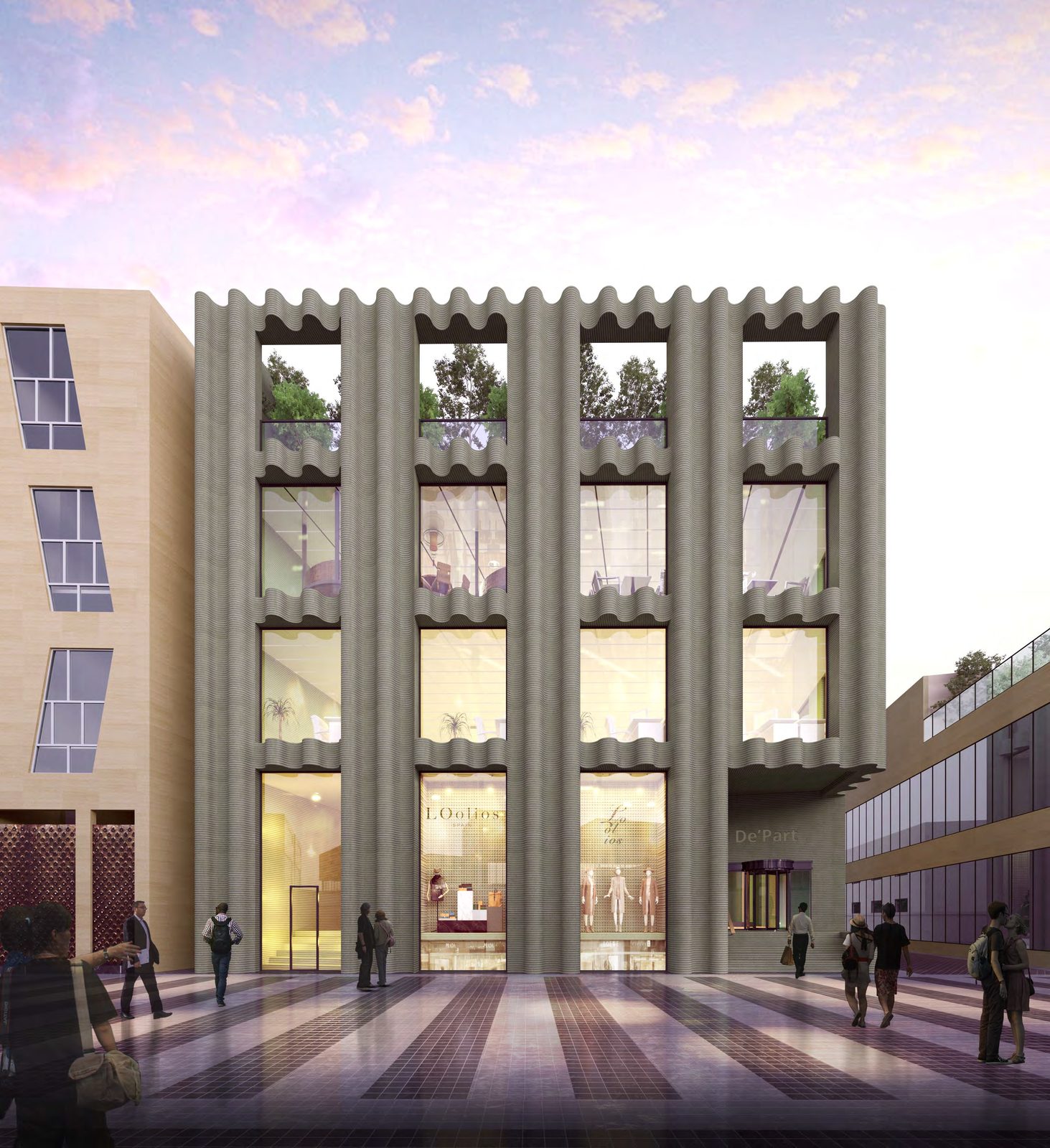 De’part — a department store concept by Shepherd Studio in Adliya, Bahrain
