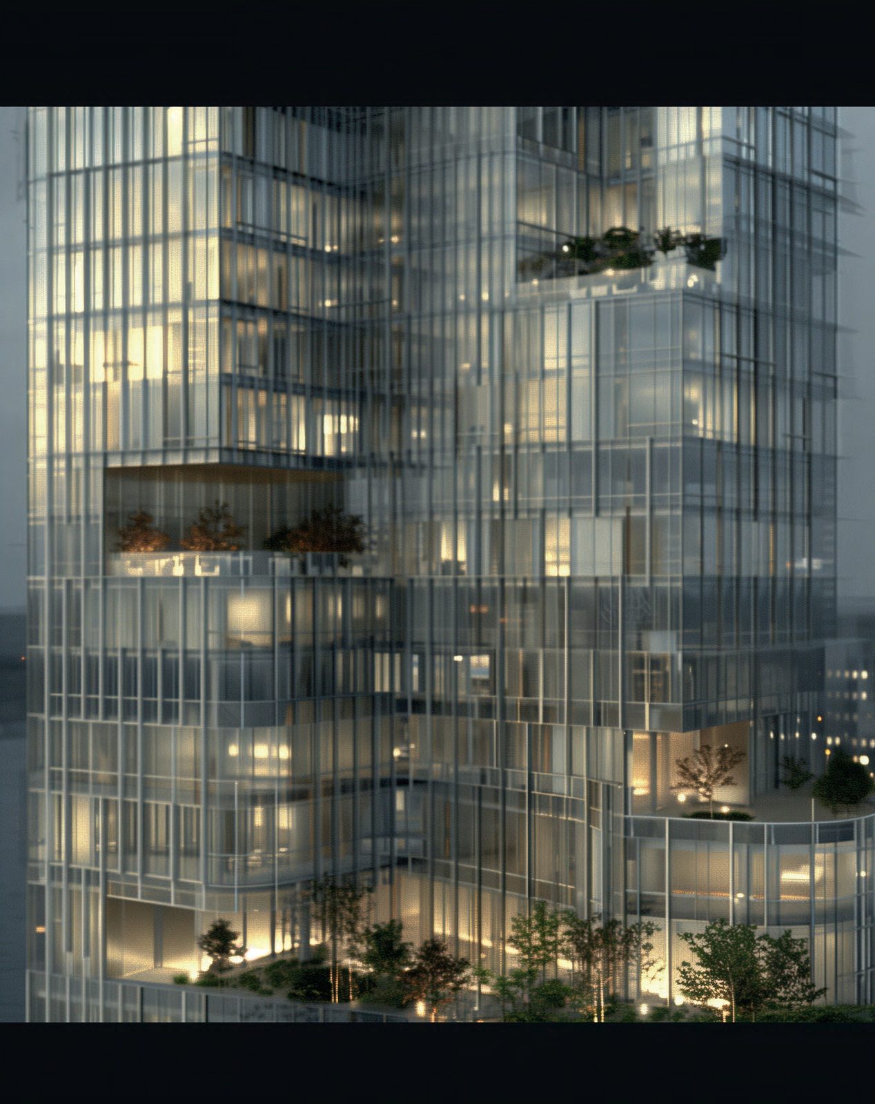 Harbor 5 — a monolithic tower development in Bahrain Bay by Shepherd Studio